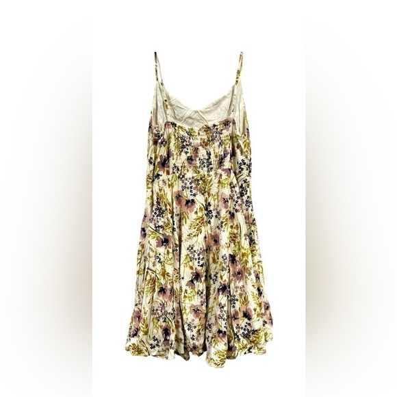 Old Navy Women Dress Fit Flare Cami Dress White Floral Print Size Small Petite - Picture 3 of 14